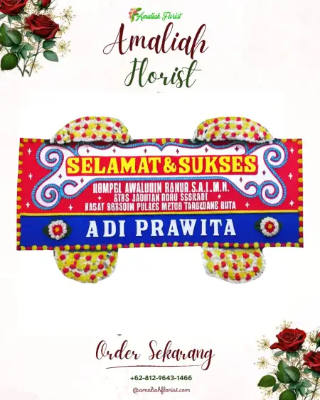 Papan Bunga Ucapan Selamat Paweden