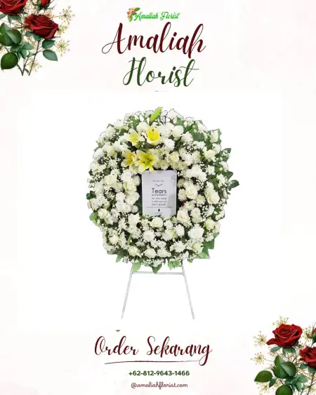Krans Bunga Duka Paweden